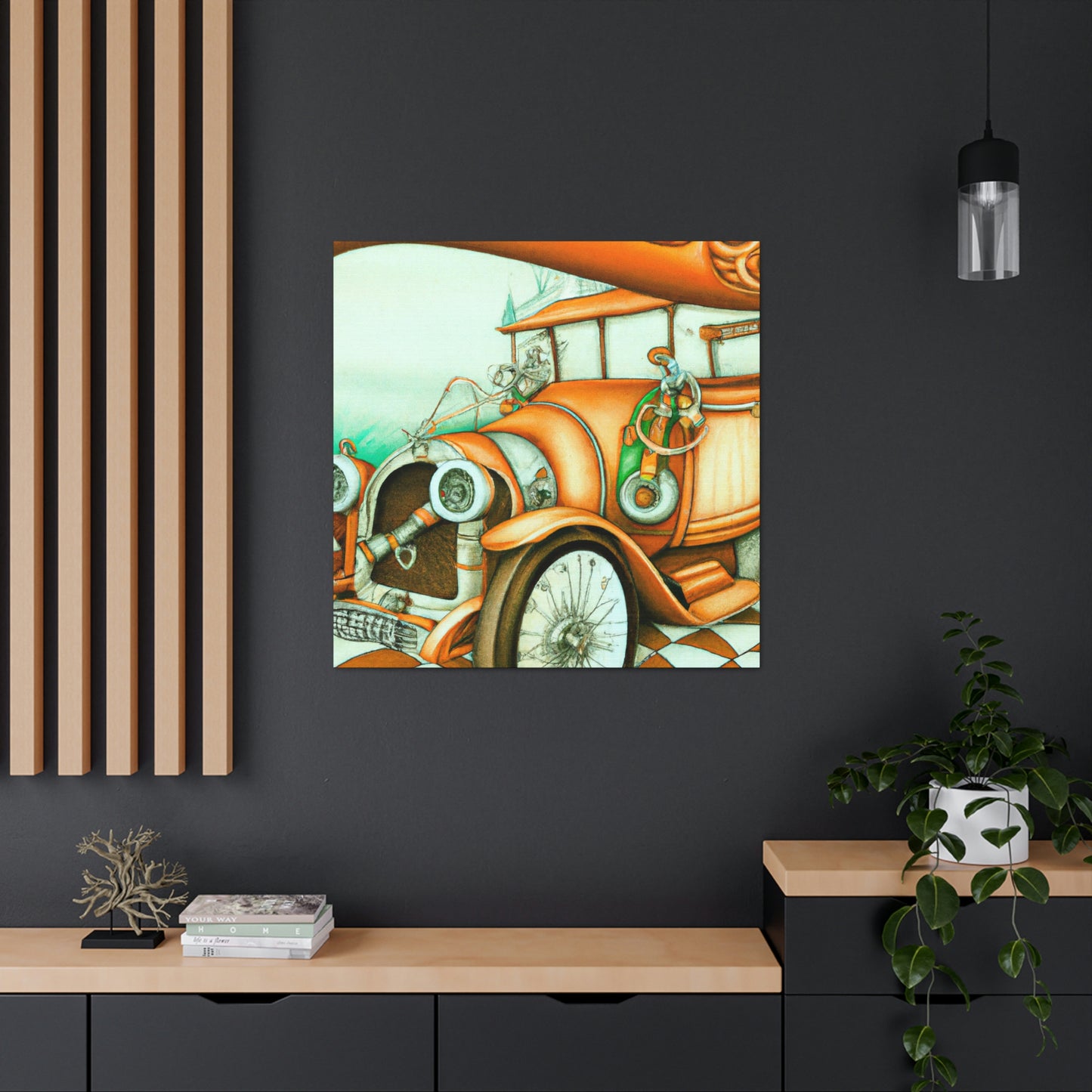 "Automobile Musing Dreams" - Canvas