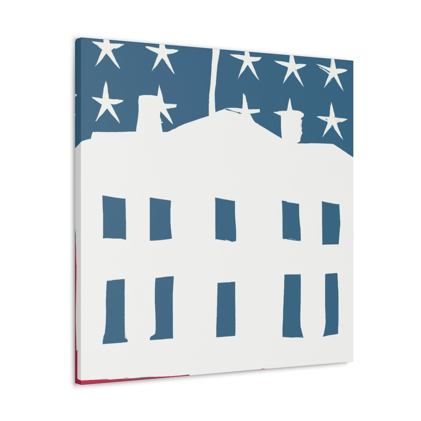 "White House Simplicity" - Canvas