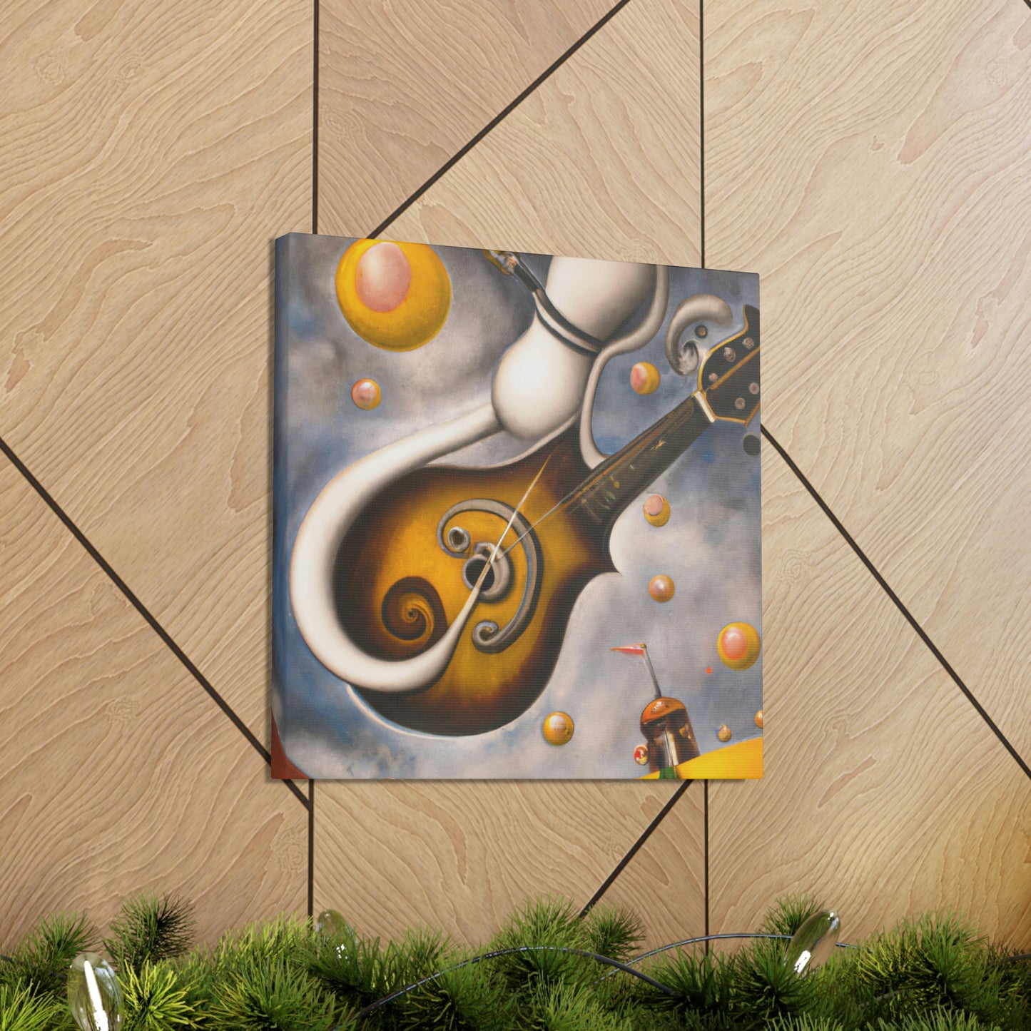 Mandolin in Surreality. - Canvas