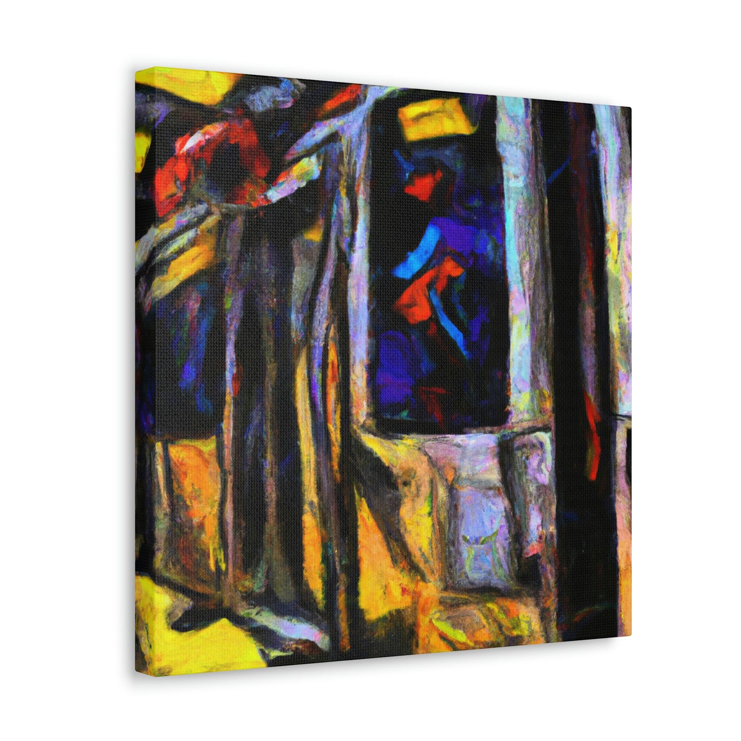 Subway Train - Primeval - Canvas