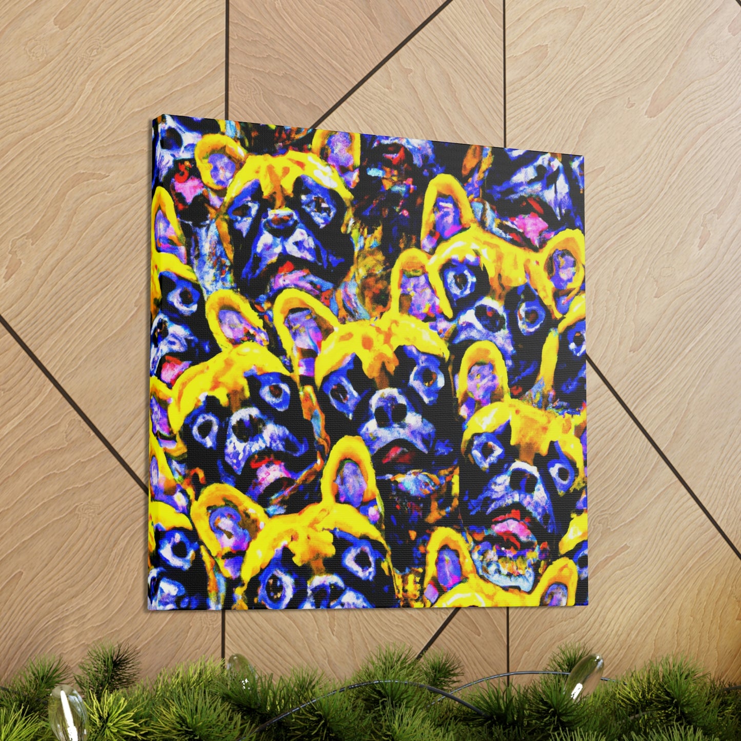 "Enchanted French Bulldog" - Canvas