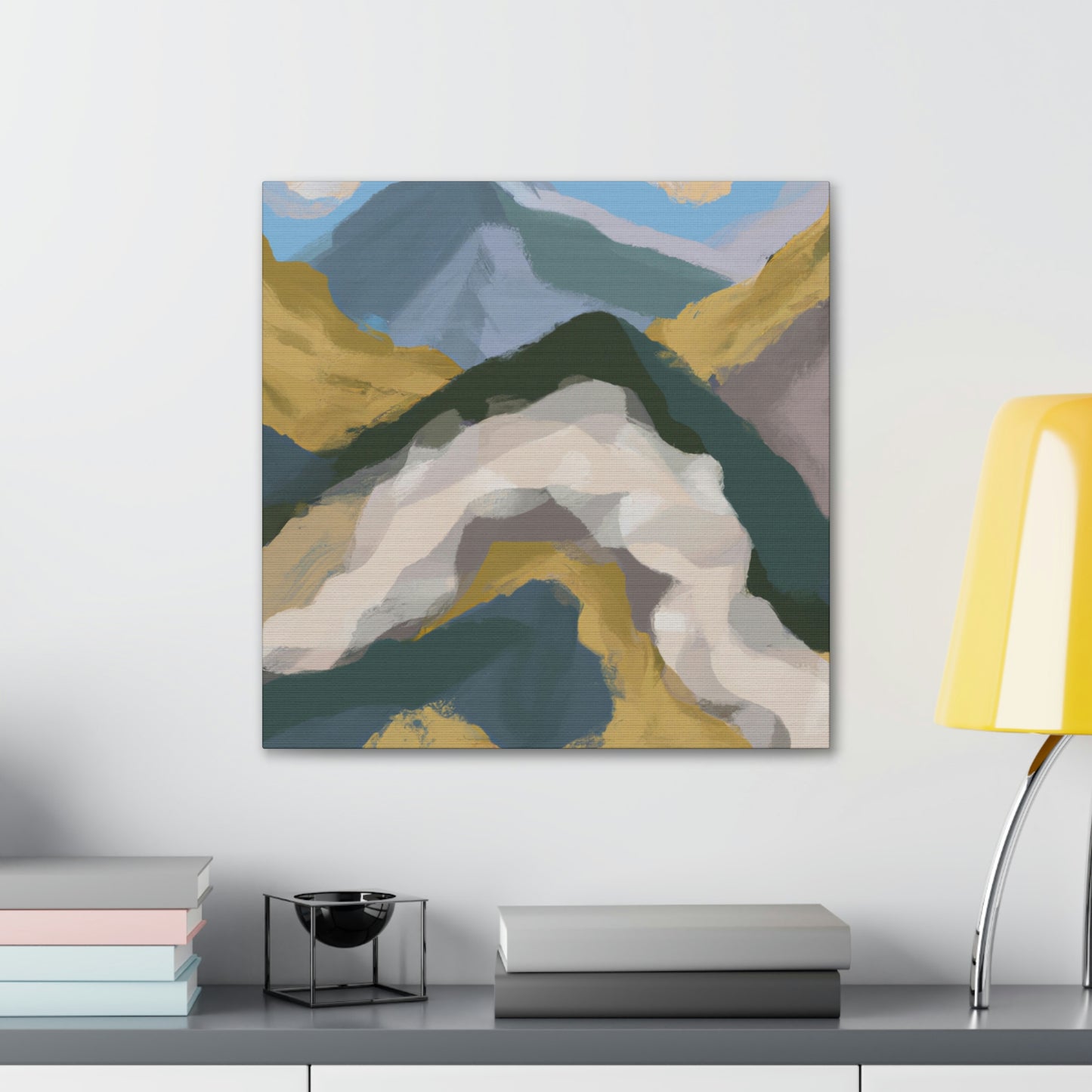 Mountain Majesty Abstract - Canvas