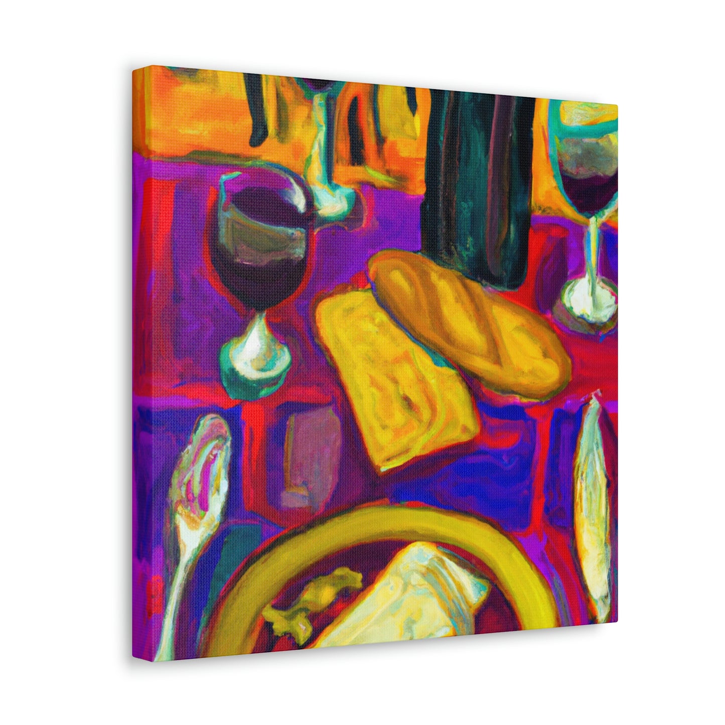 "Fauvism Dinner Delight" - Canvas