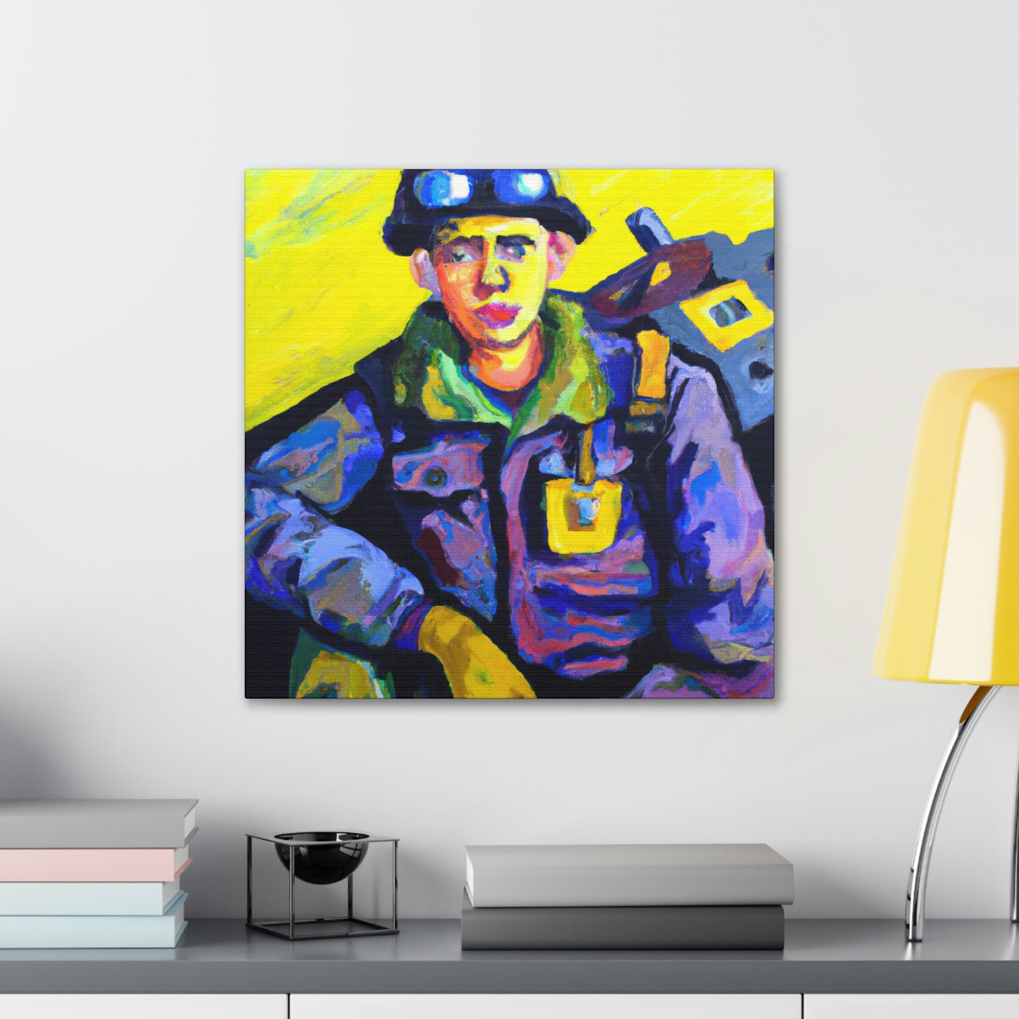 "Stoic Bomb Disposer" - Canvas