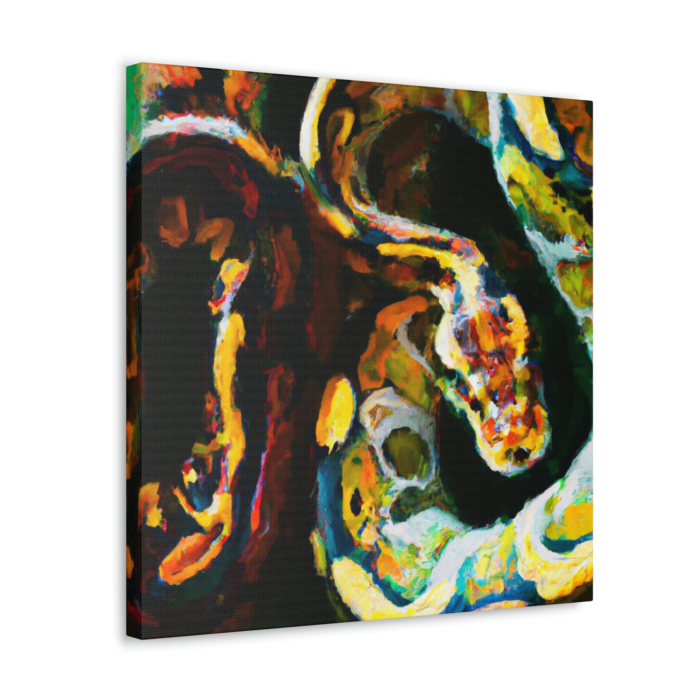 "Ball Python Reflection 1940" - Canvas