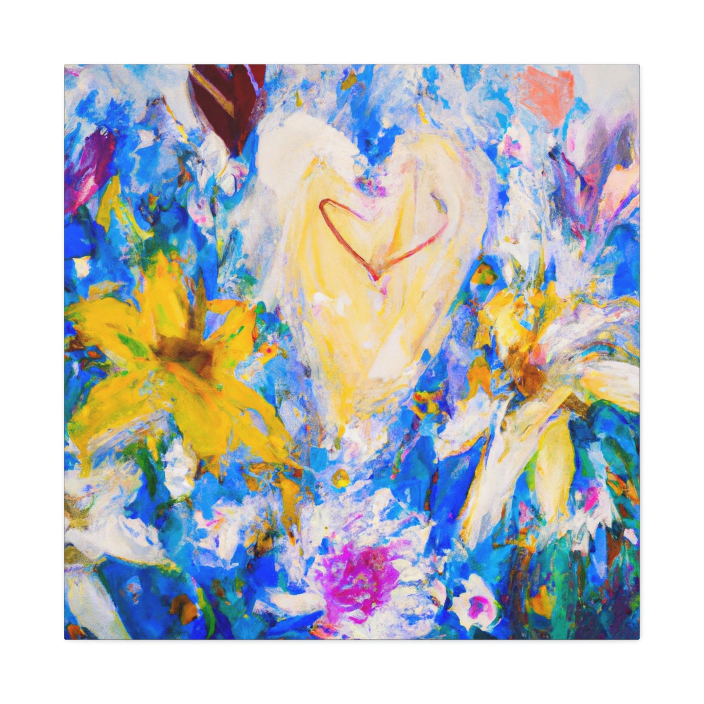 "Love Blossoms Forever" - Canvas