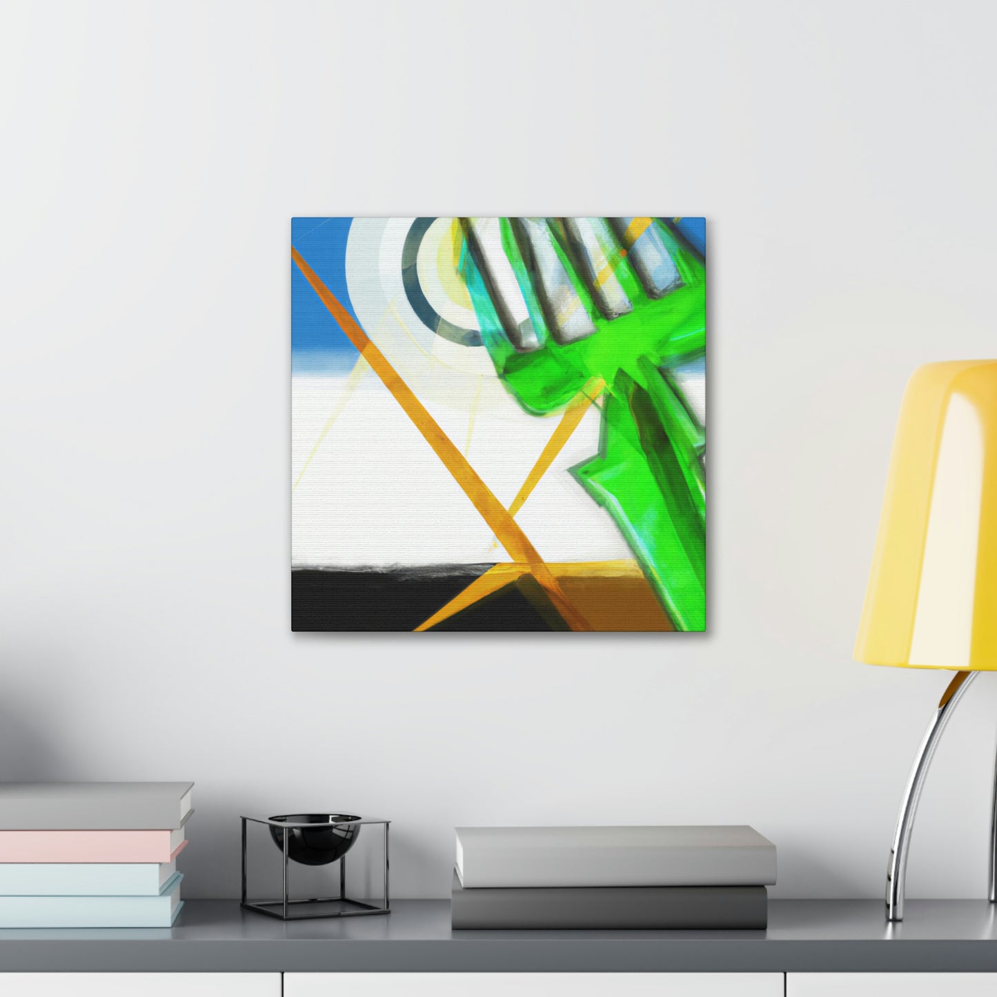 "Pitchfork in Art Deco" - Canvas