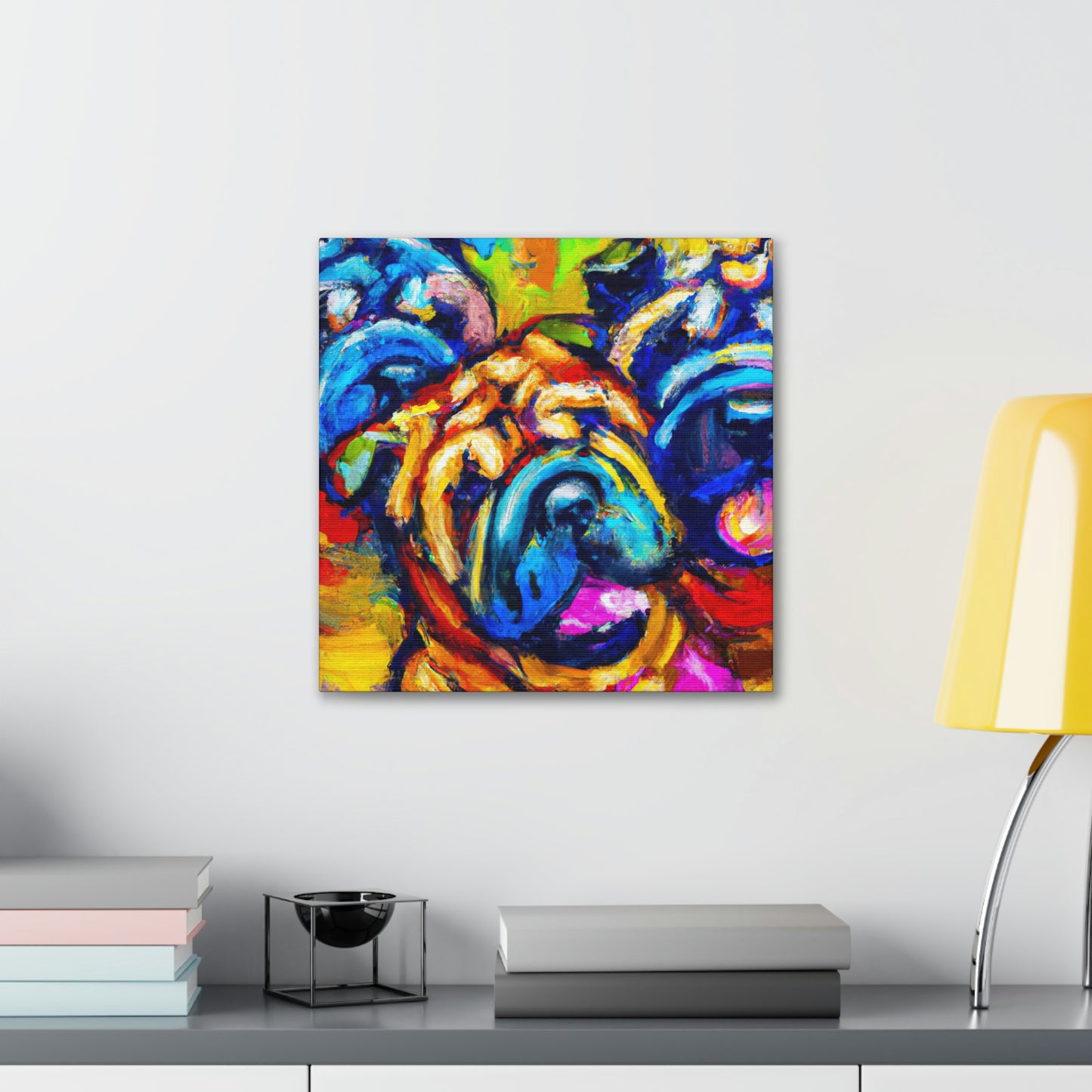 Shar Pei Dreamscape - Canvas