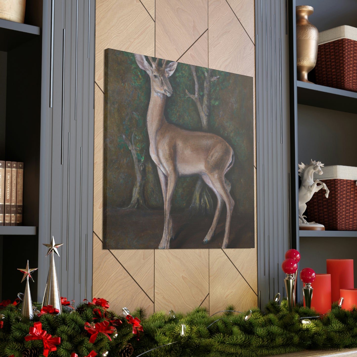 Whitetail Deer Refuge - Canvas