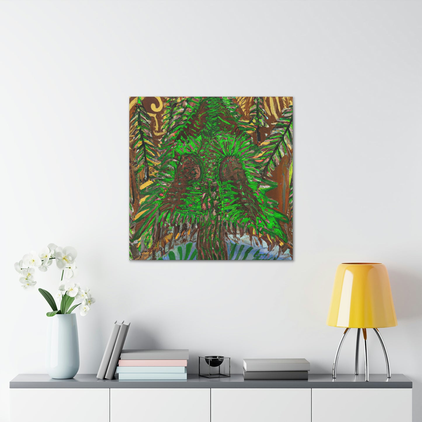 "Spruce Tree Reflection" - Canvas