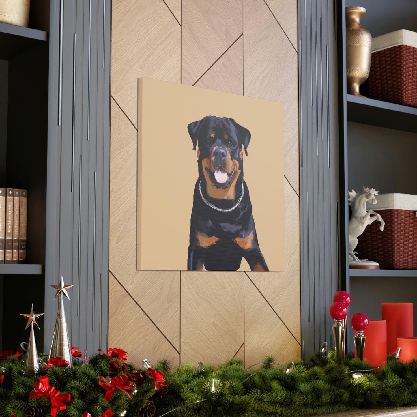 "Rottweiler in Simplicity" - Canvas