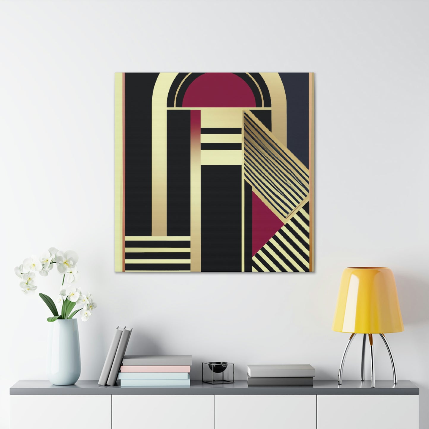 "Gilded Jazz Jubilee" - Canvas