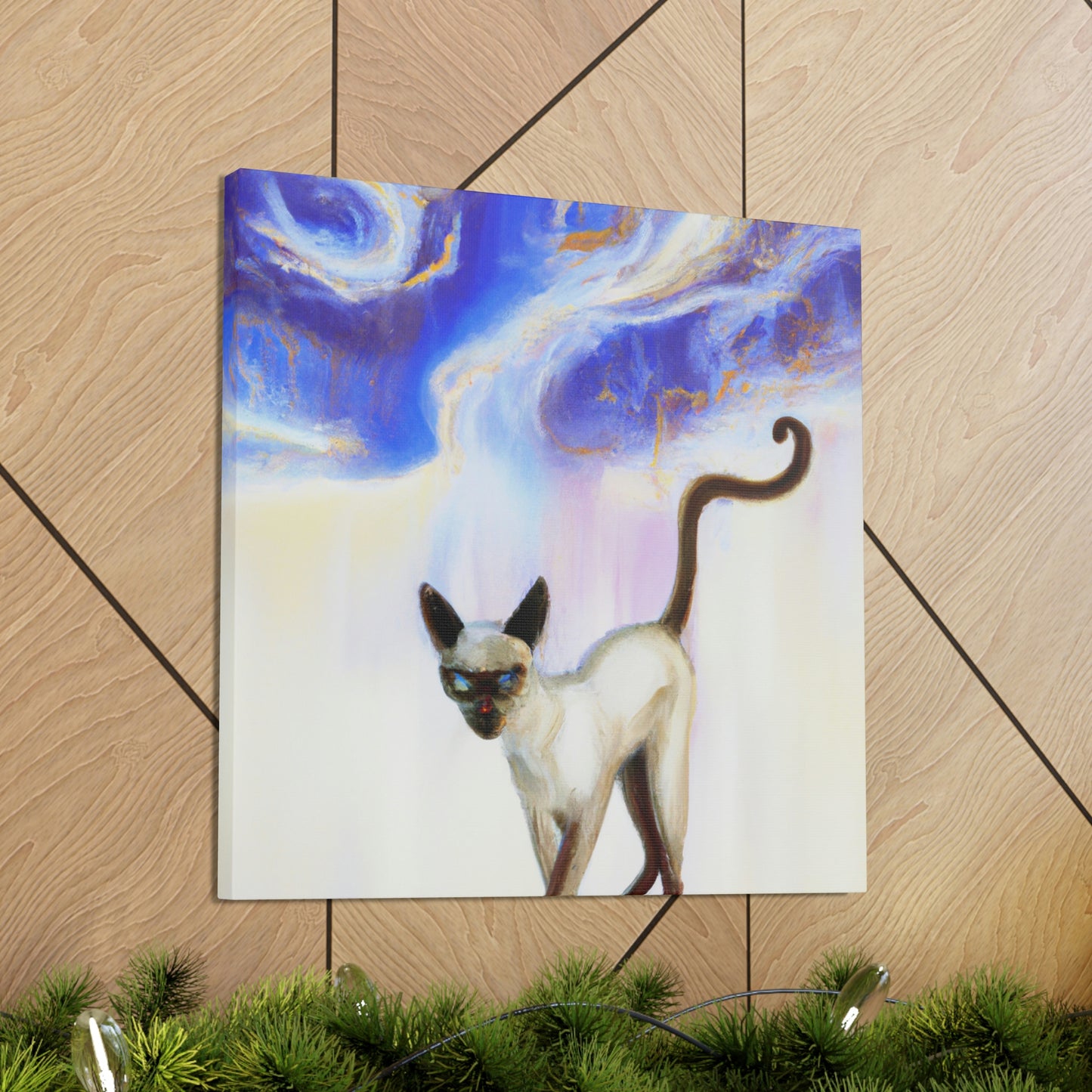 Siamese Abstraction Dance - Canvas