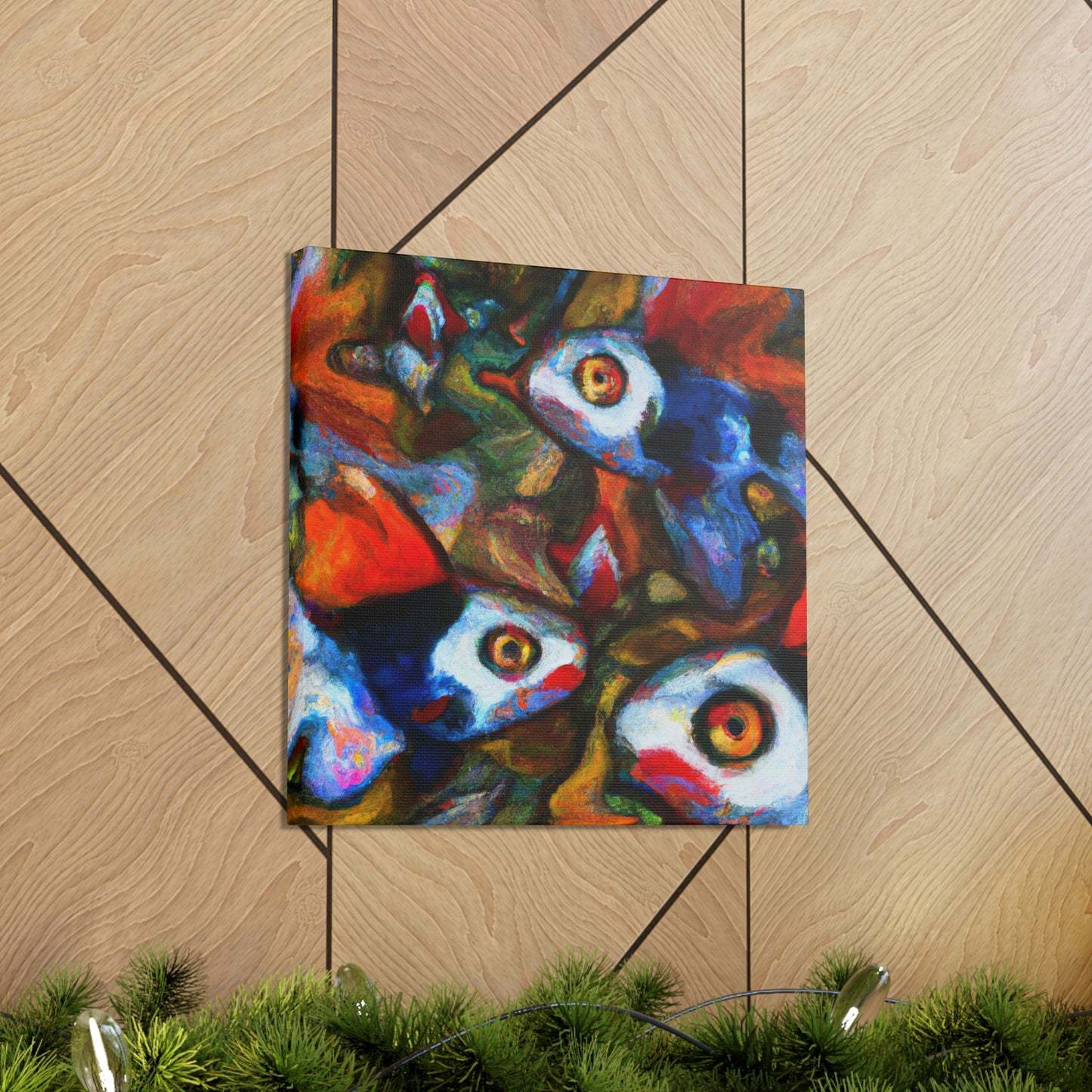 "Guppy in Expressionism" - Canvas