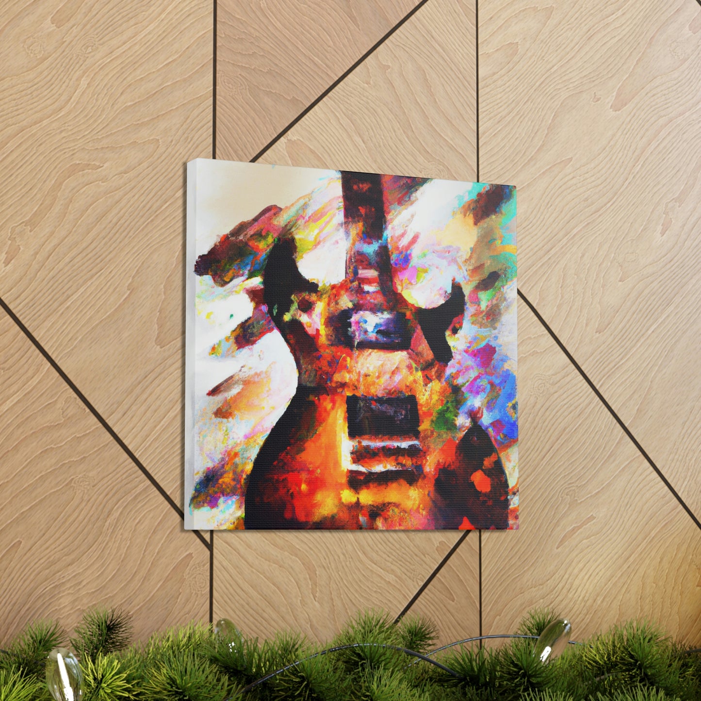 "Electric Guitar Symphony" - Canvas