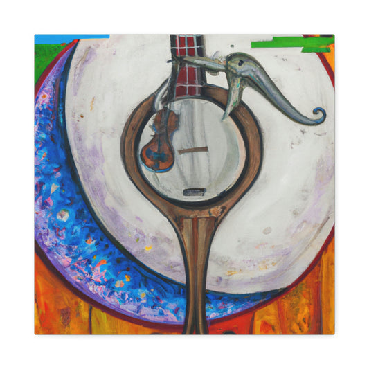 Banjo in Surrealism - Canvas