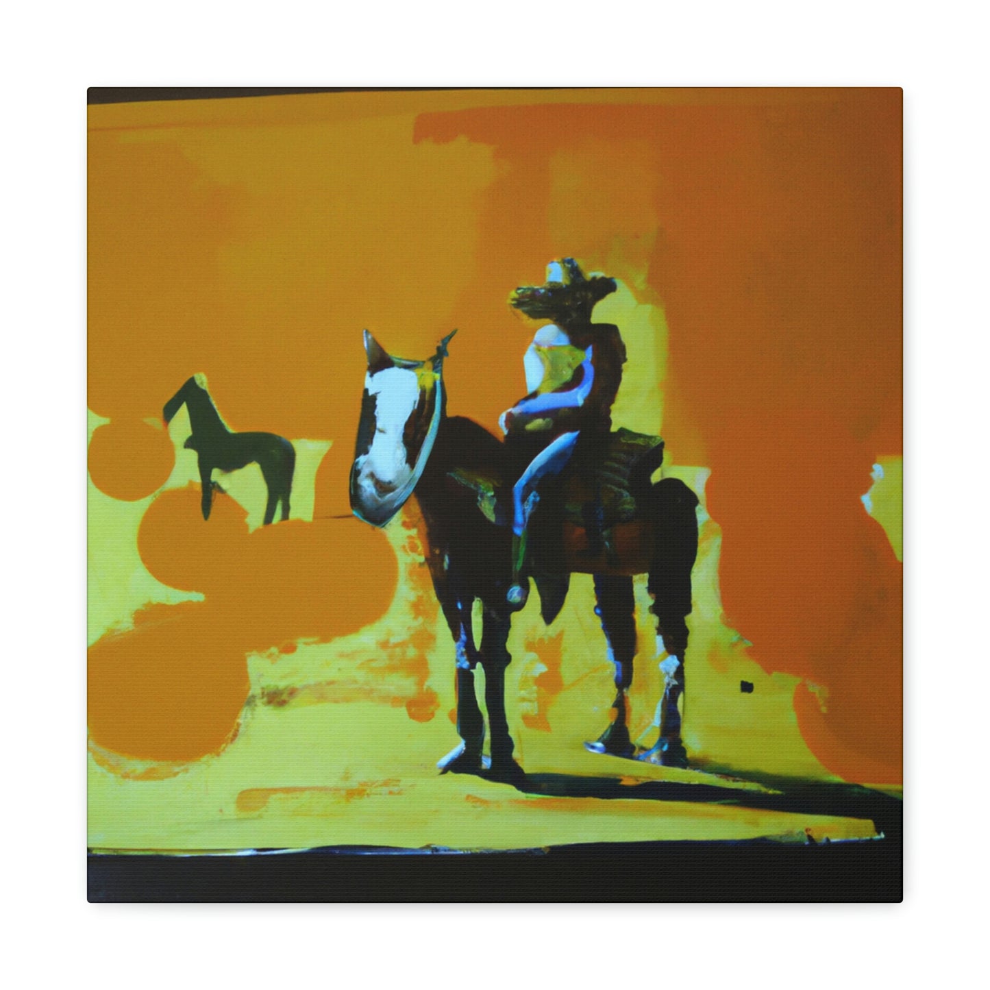 "Hitching Post Evocation" - Canvas