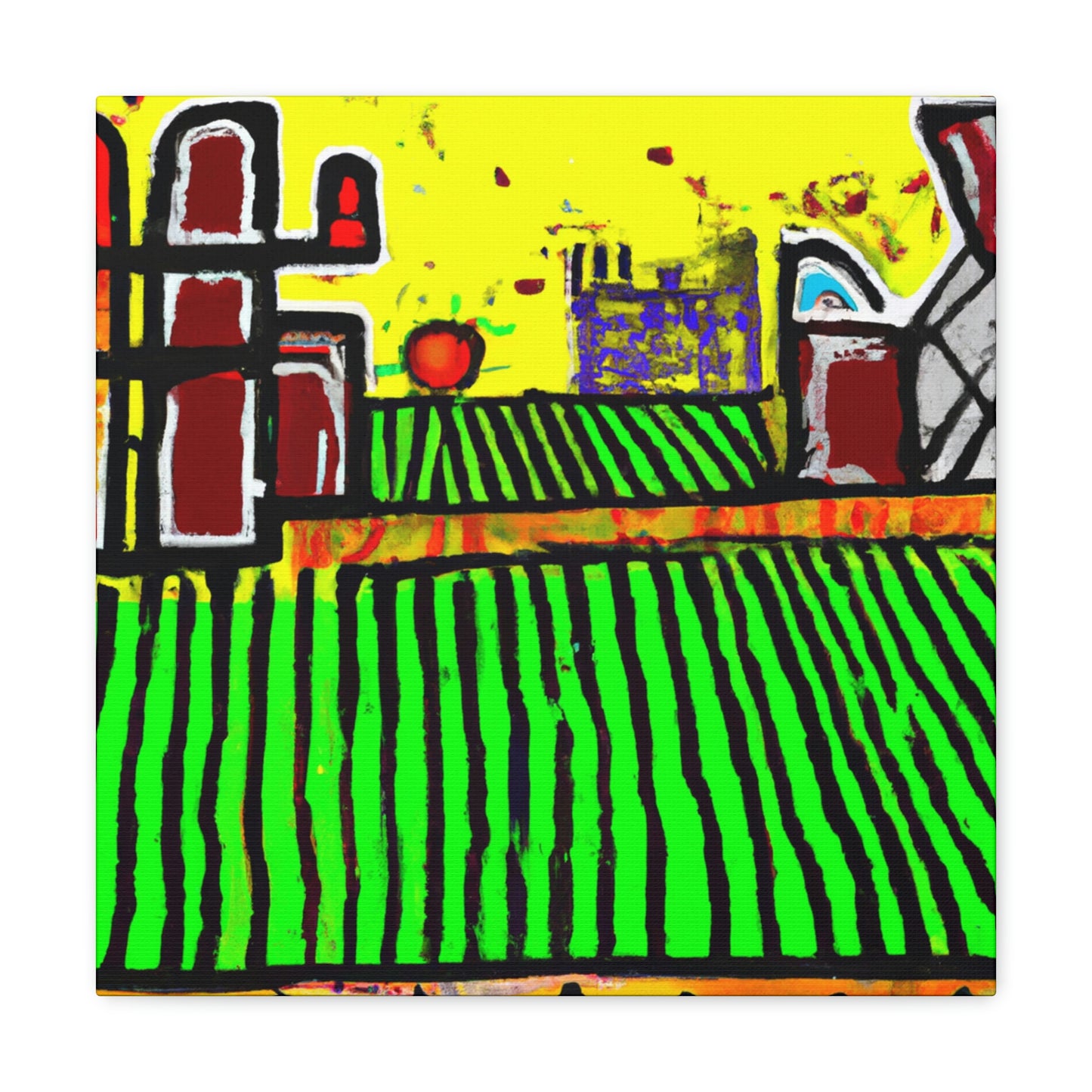 Harvesting Crops Abloom - Canvas