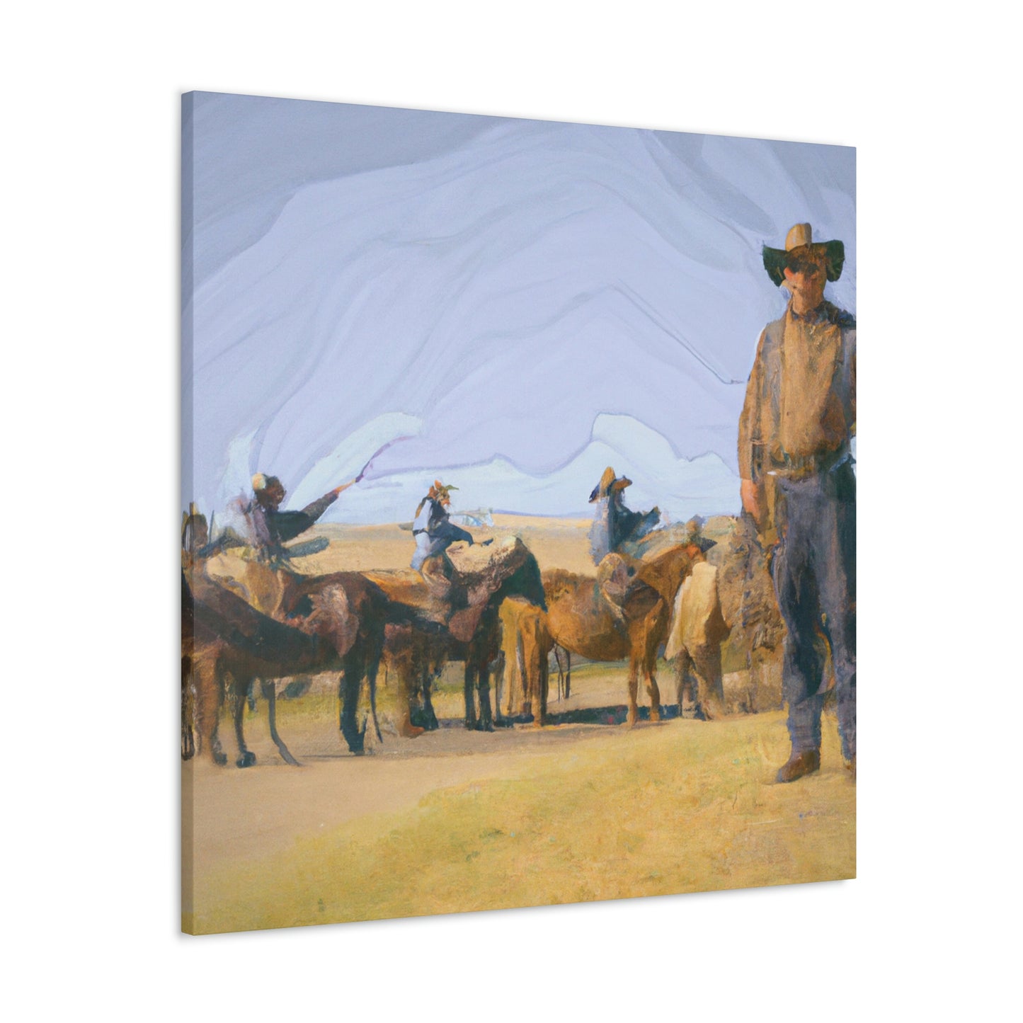 "Herd on a Ranch" - Canvas