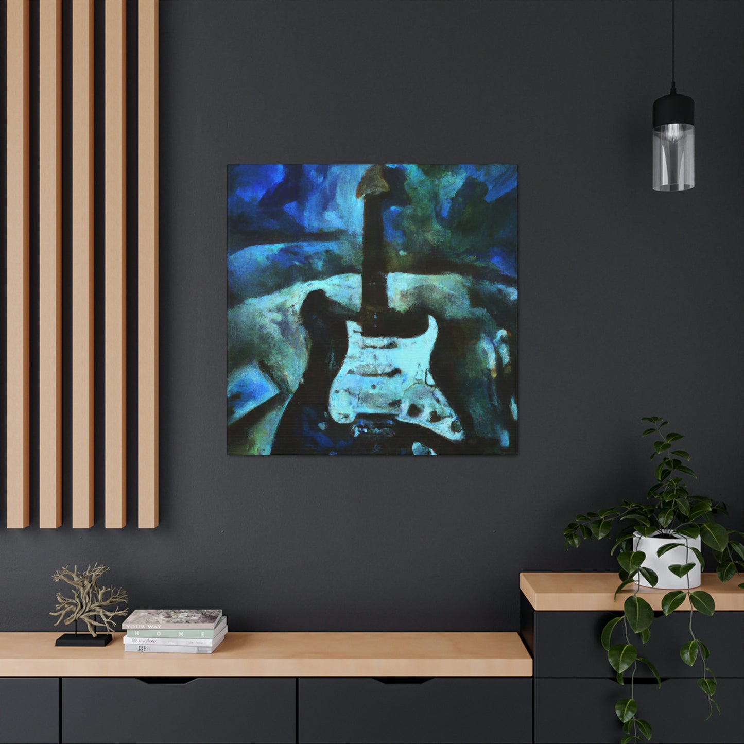 Fender in Abstract Forms - Canvas