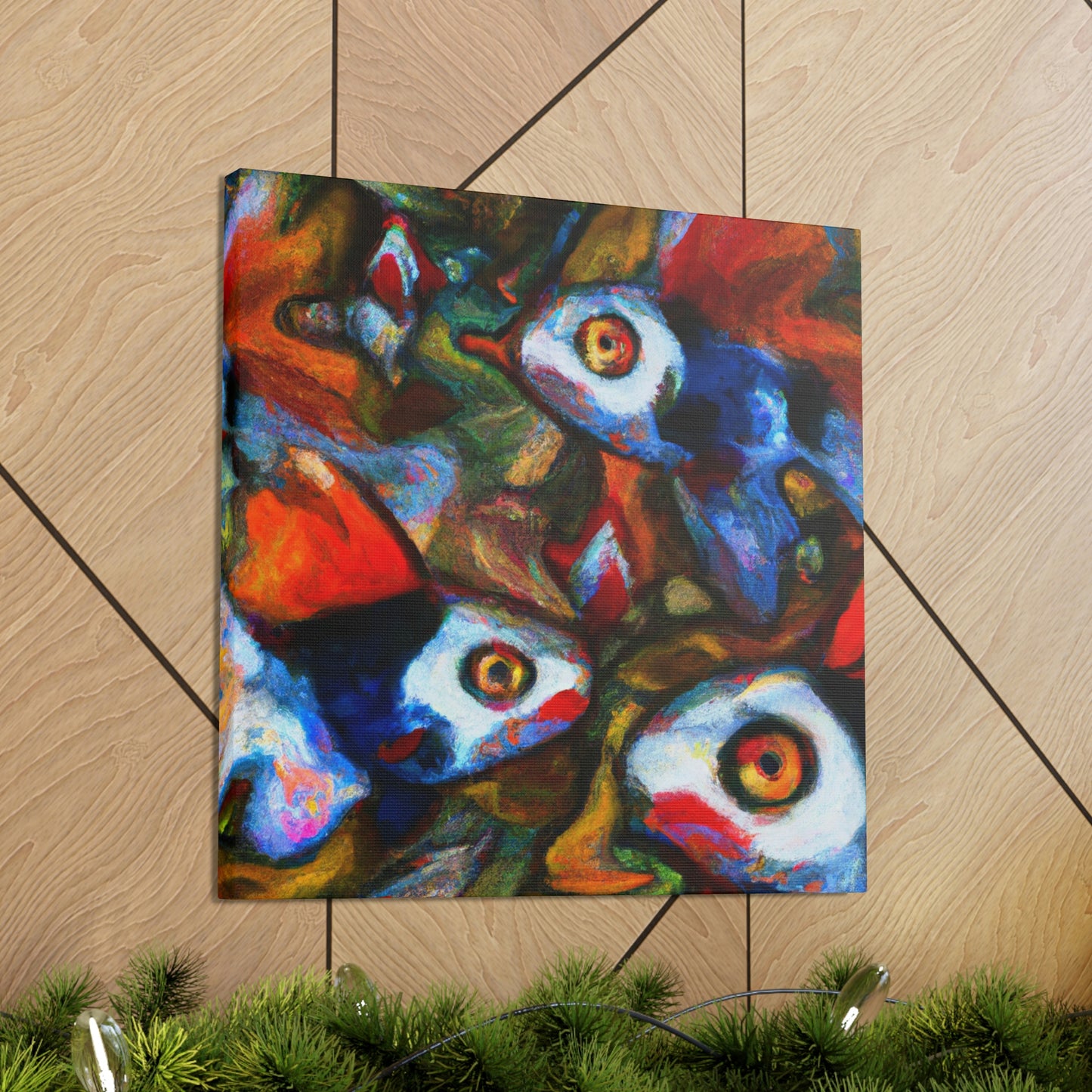 "Guppy in Expressionism" - Canvas