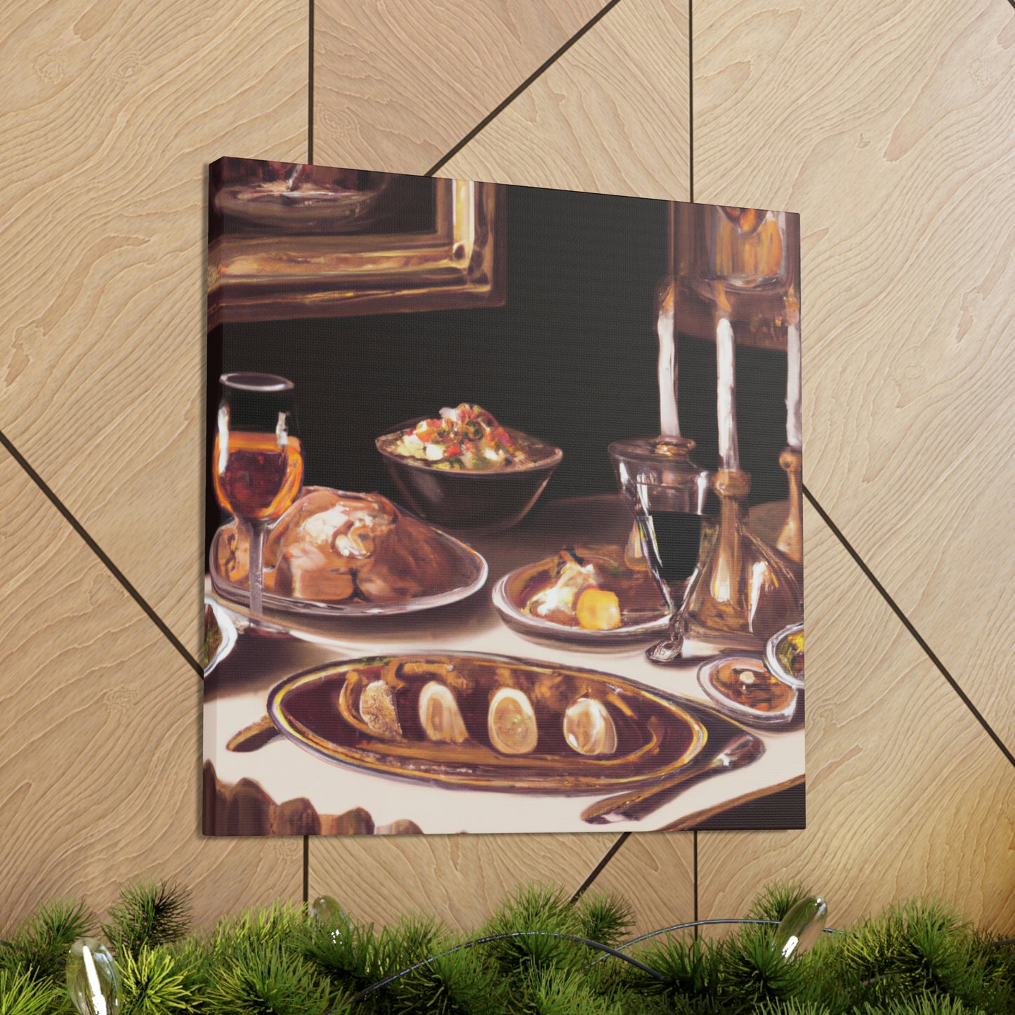 Dining Scene Neoclassic - Canvas