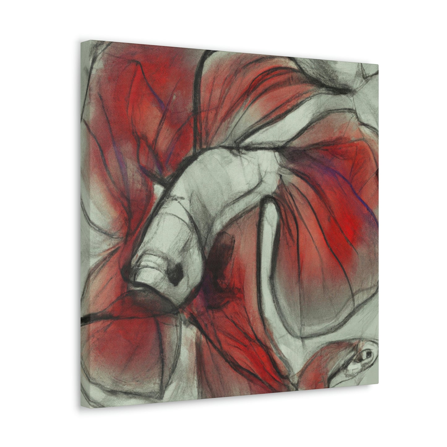 Betta in Expressionism - Canvas