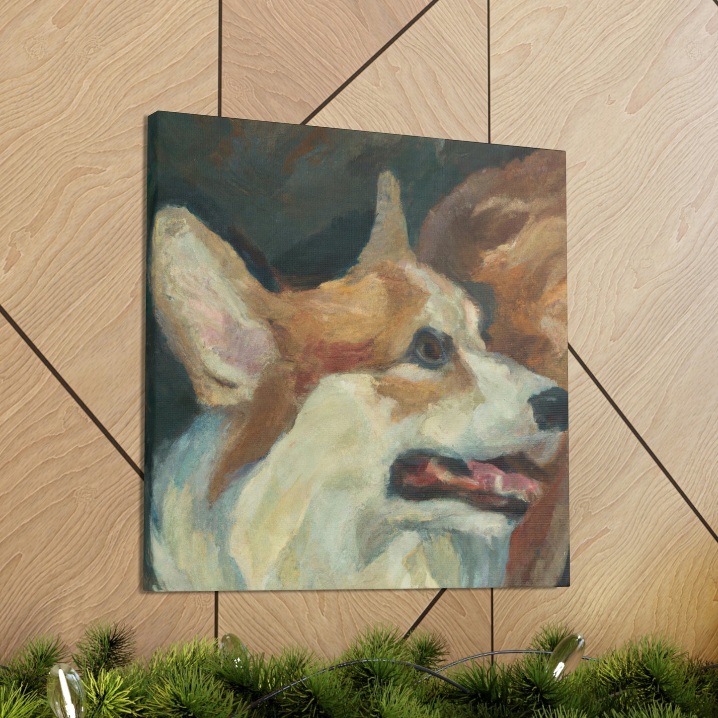 Corgi's Surreal Dream - Canvas