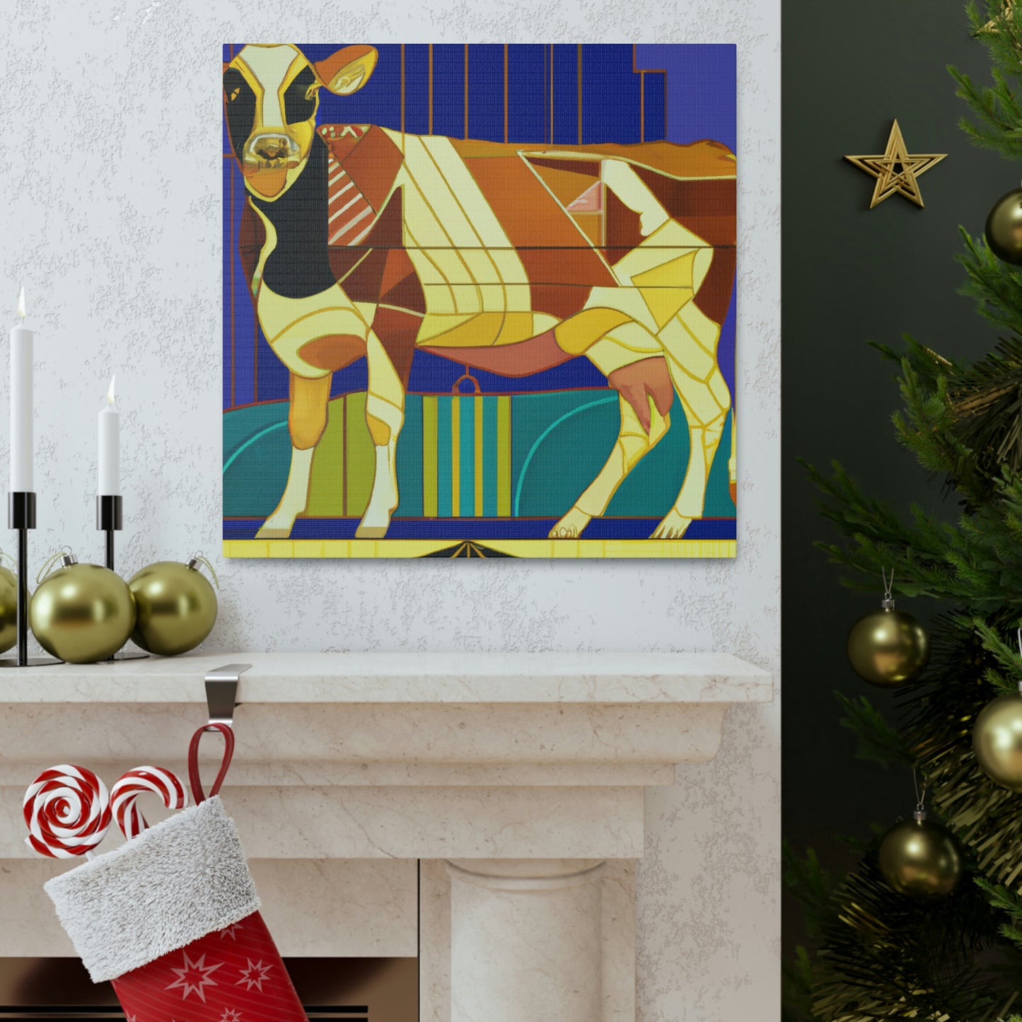 Jersey Cow Pegasus Float - Canvas