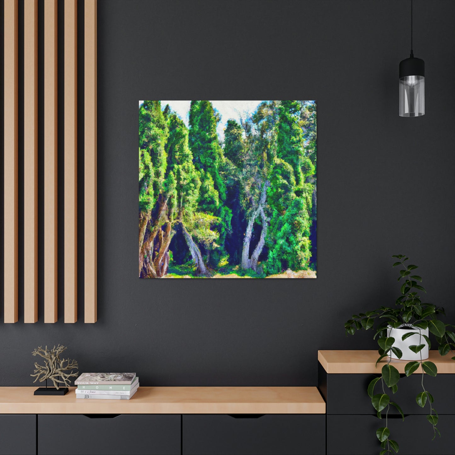 Cypress Haunting Beauty - Canvas