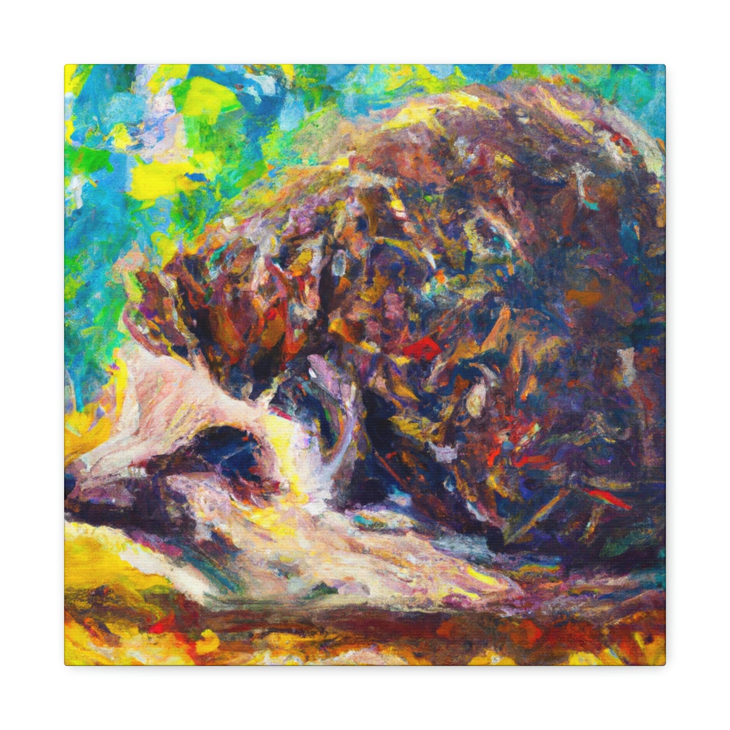 Hedgehogs In Impressionism - Canvas