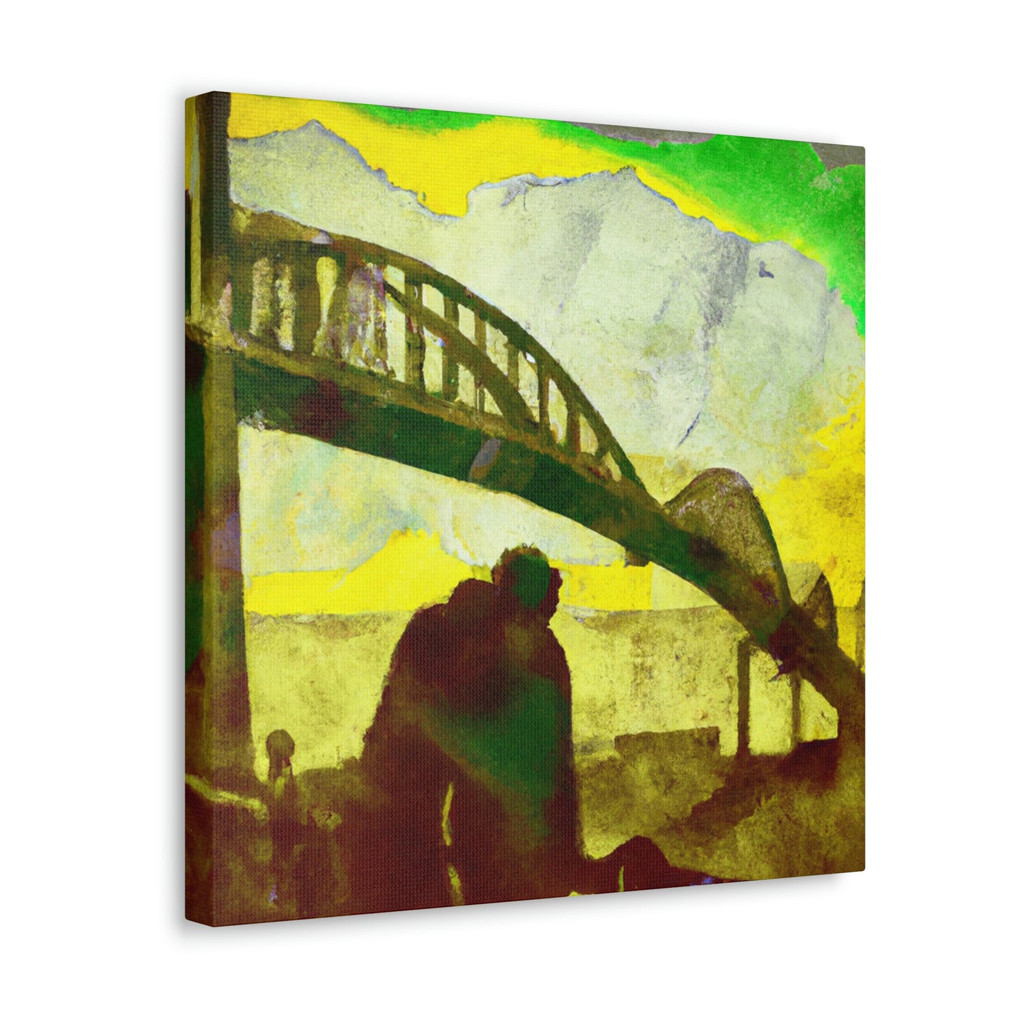 Love Bridge in Bloom - Canvas