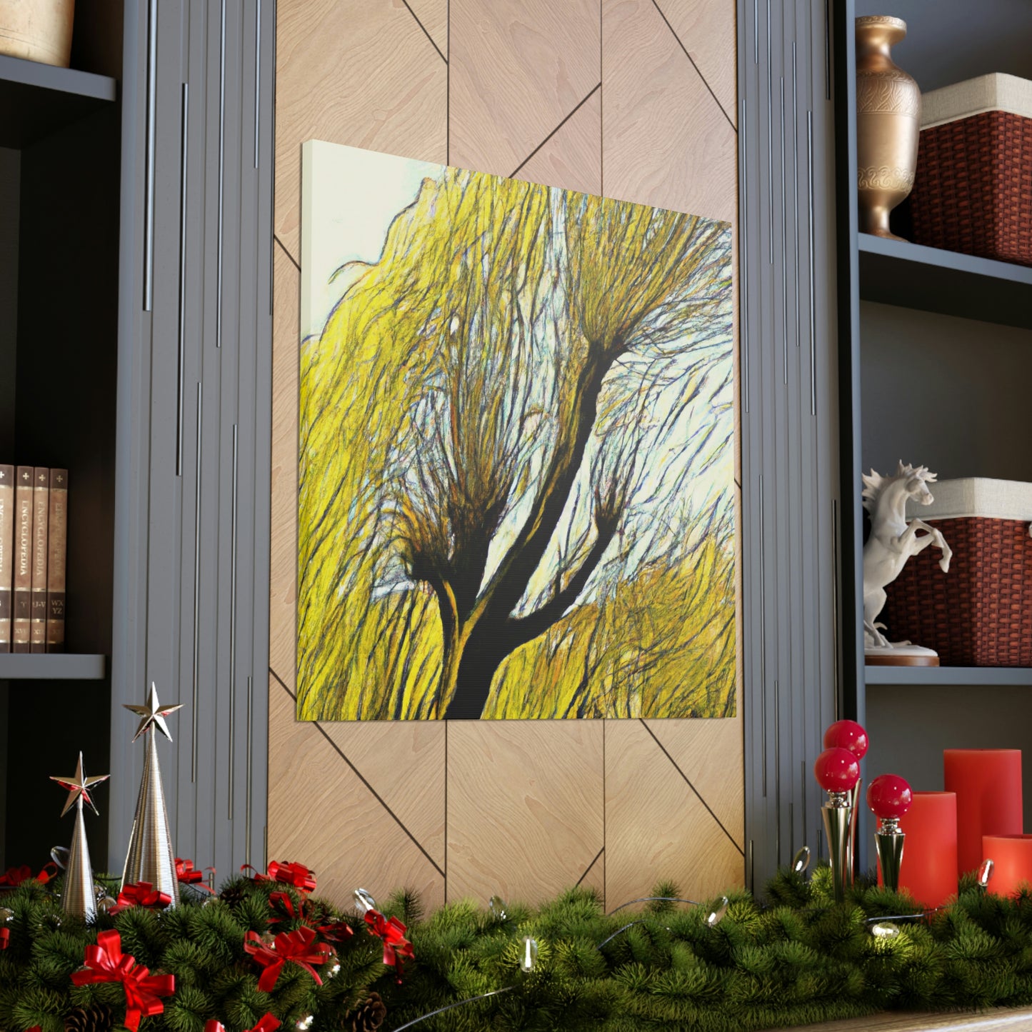 "Willow Tree Reminiscence" - Canvas