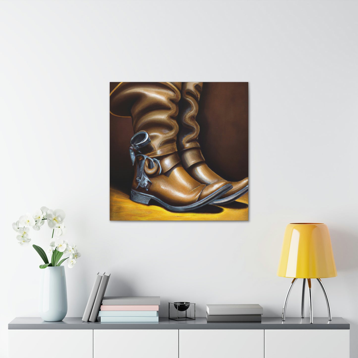 "Boot's Heeled Journey" - Canvas