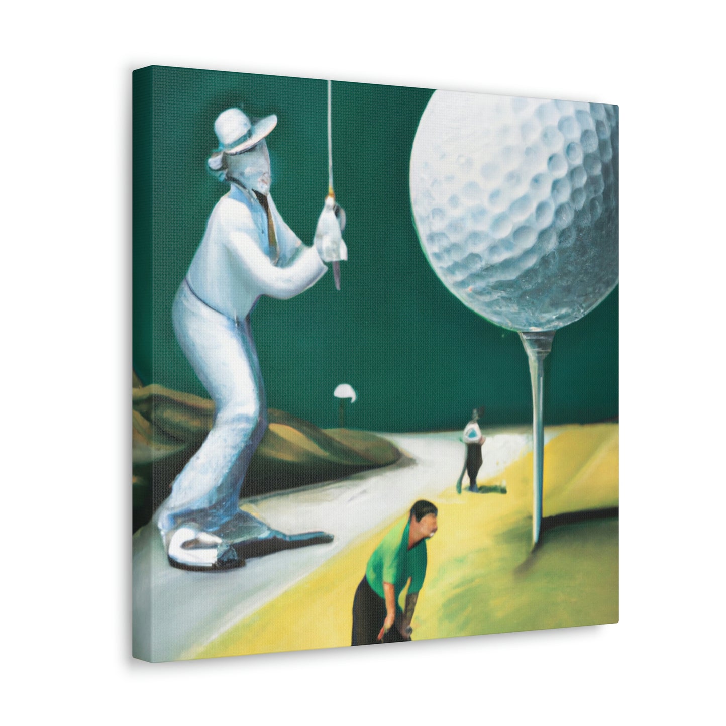 Golfing Through Dreamland - Canvas