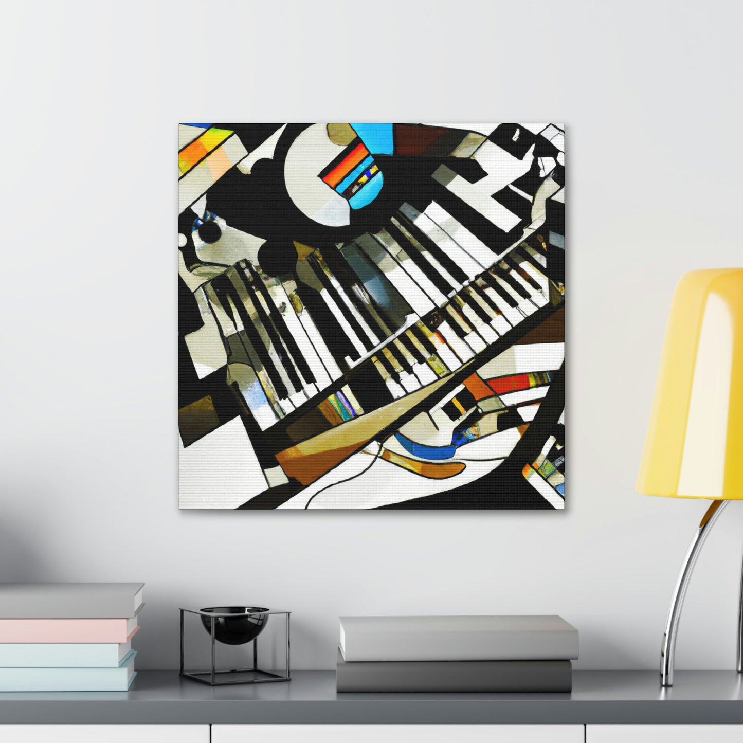 "Piano Sonata in Blue" - Canvas