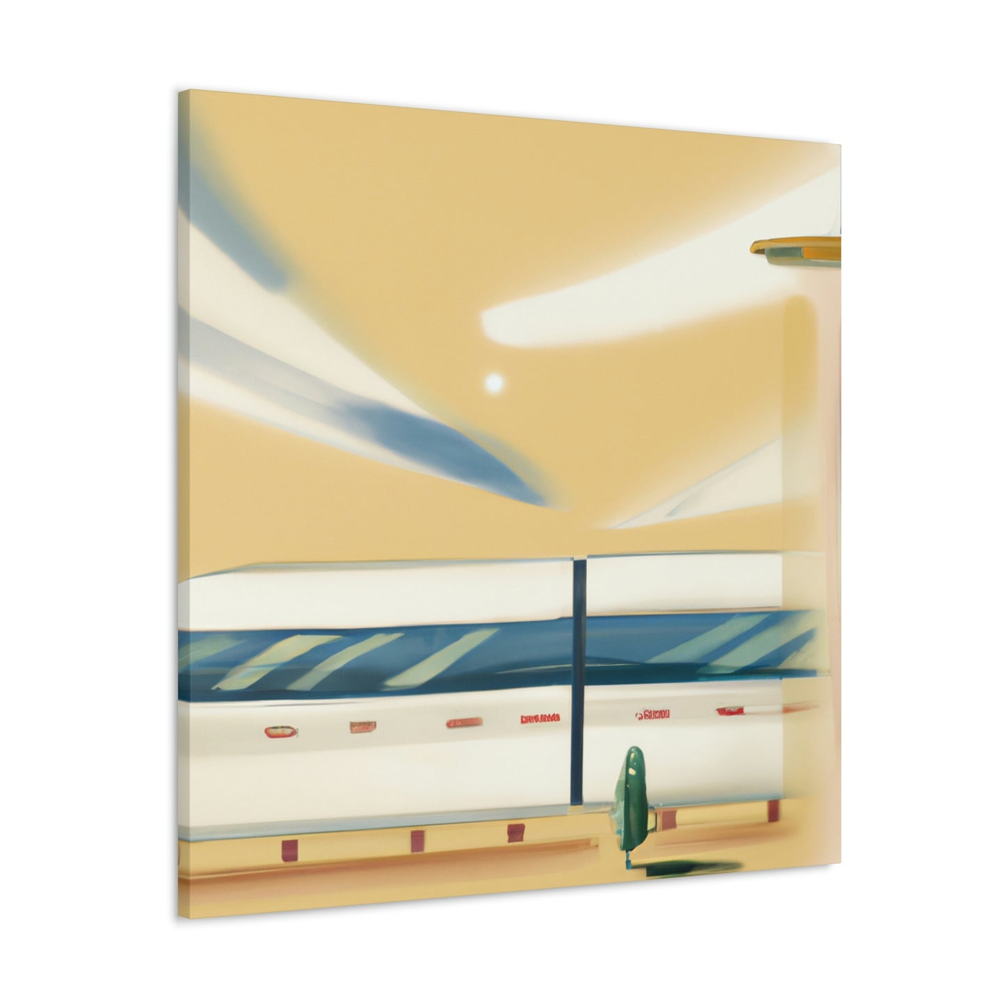 Train in a Dreamscape - Canvas