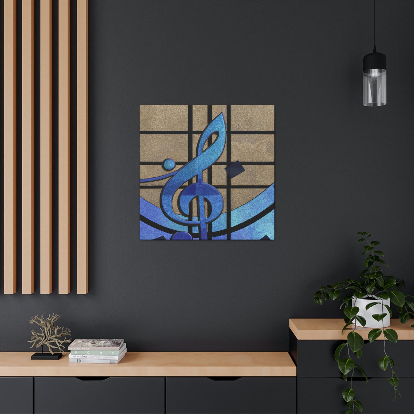 "Symphony of Melody Notes" - Canvas