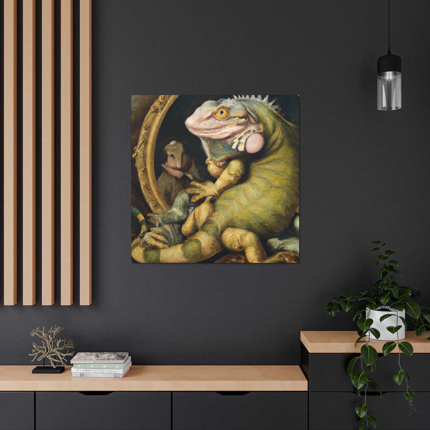 Reptiles of Baroque - Canvas