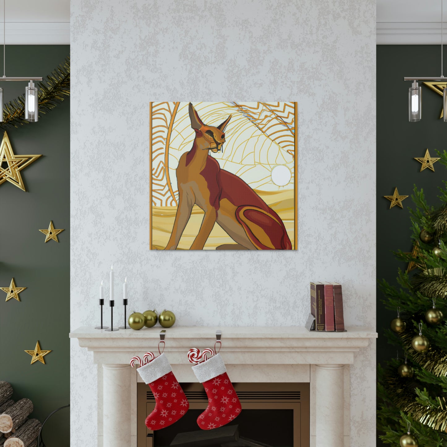 Radiant Caracal Splendor - Canvas