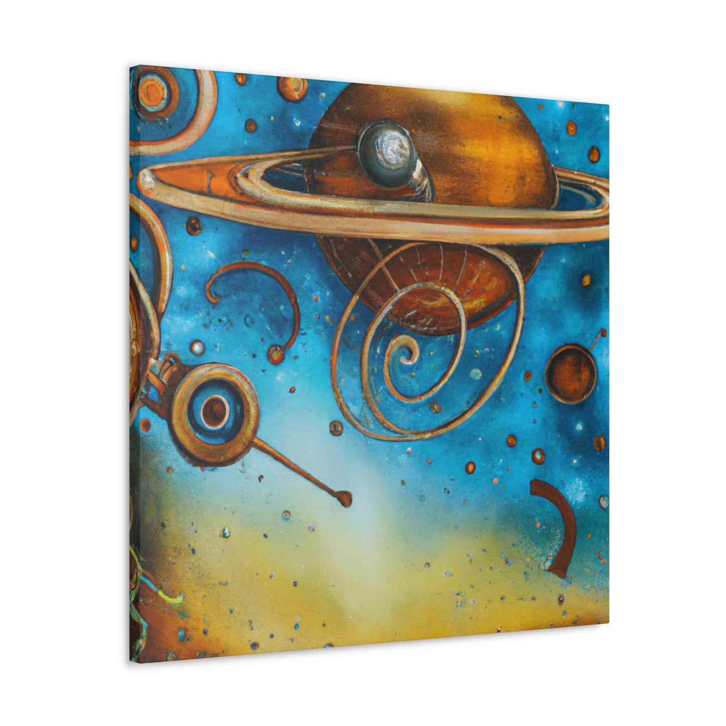 Uranus in Steampunk - Canvas