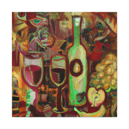 "Wine and Expressionism" - Canvas