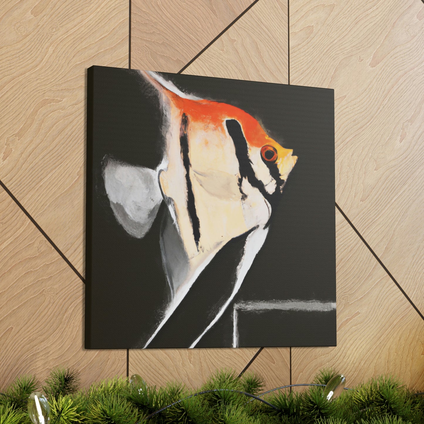 "Angelic Minimalism Fish" - Canvas