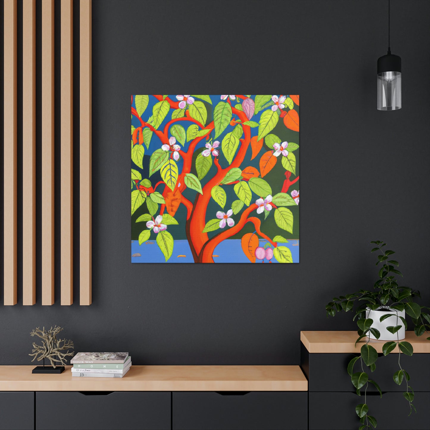 "Dogwood Tree Dreamscape" - Canvas