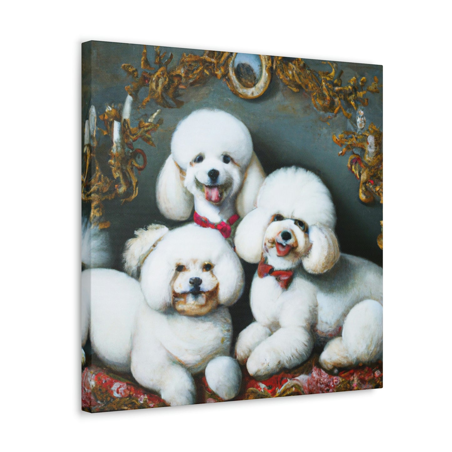 "Bichon Frise Palette" - Canvas