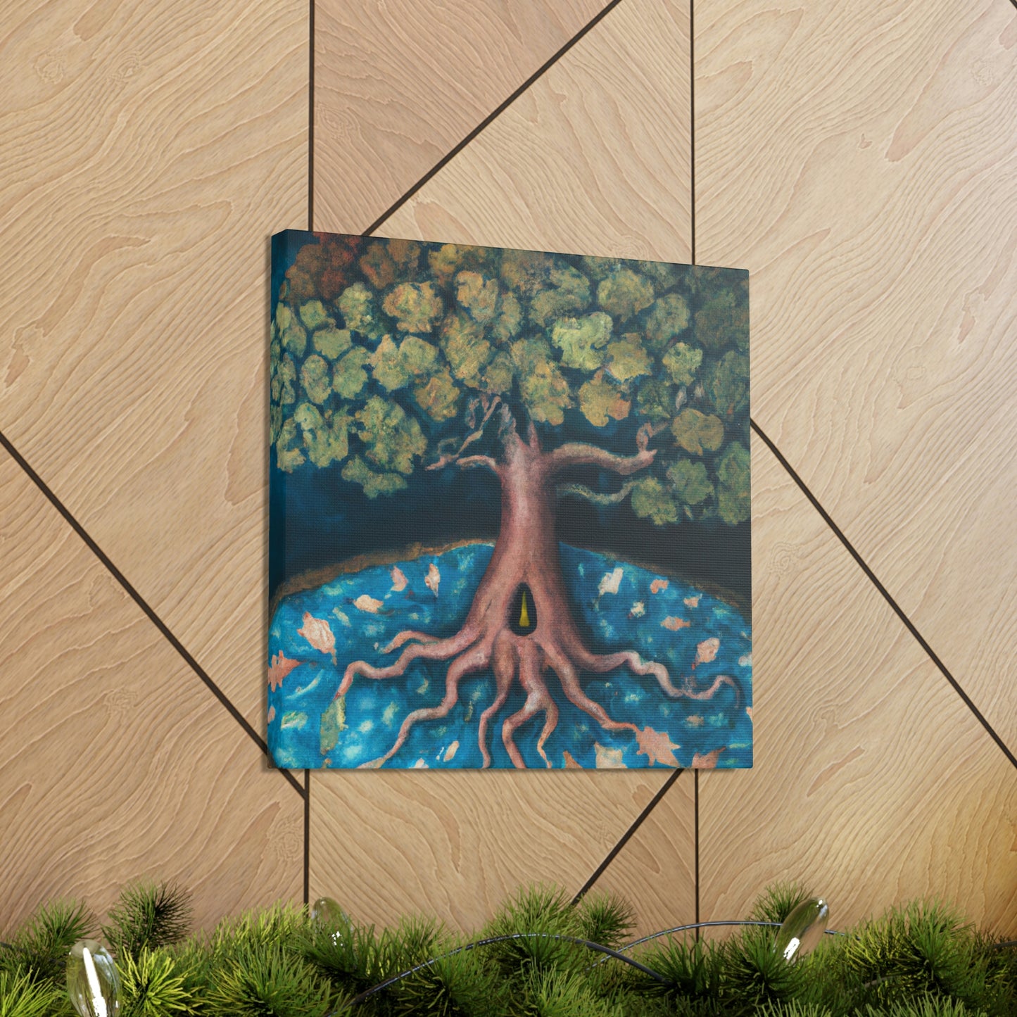 "Oak Tree Reflection" - Canvas