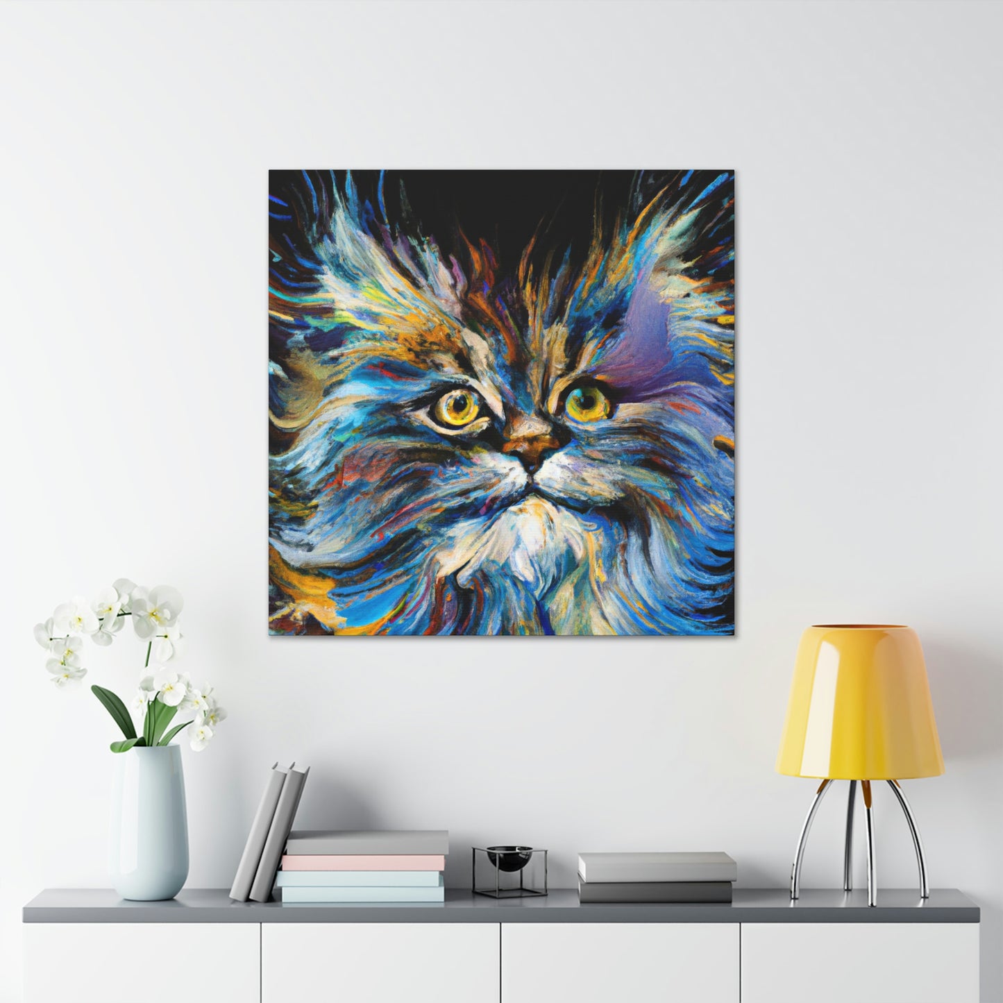 Maine Coon Expressionism - Canvas