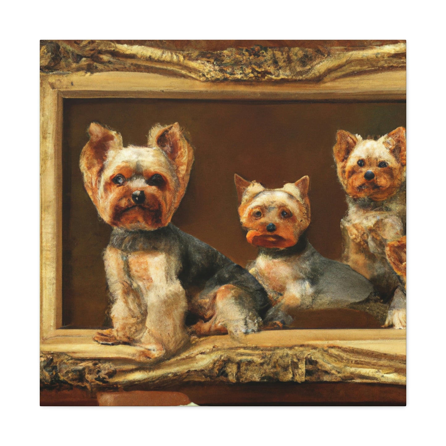 Yorkshire Terrier Symmetry - Canvas