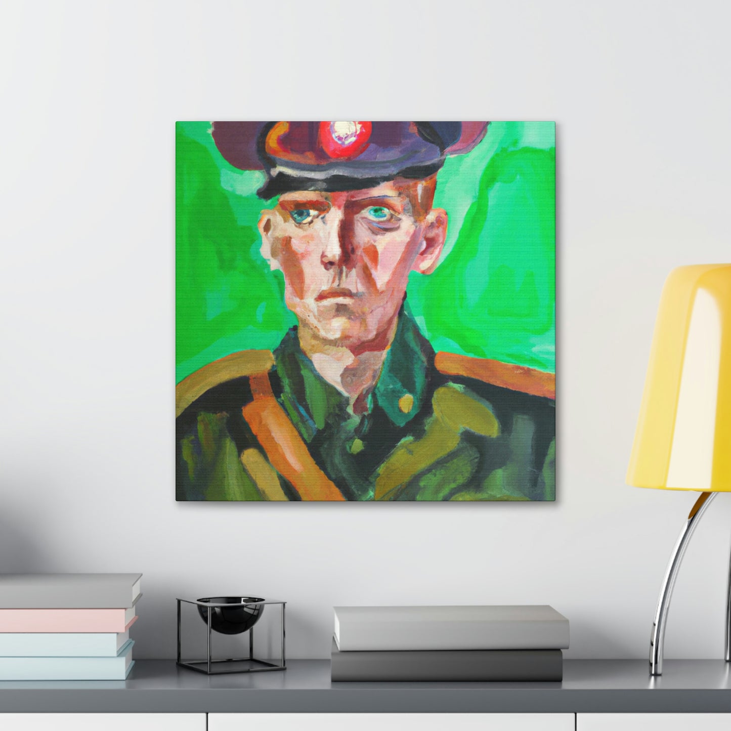 "Supply Sergeant Fauvism" - Canvas