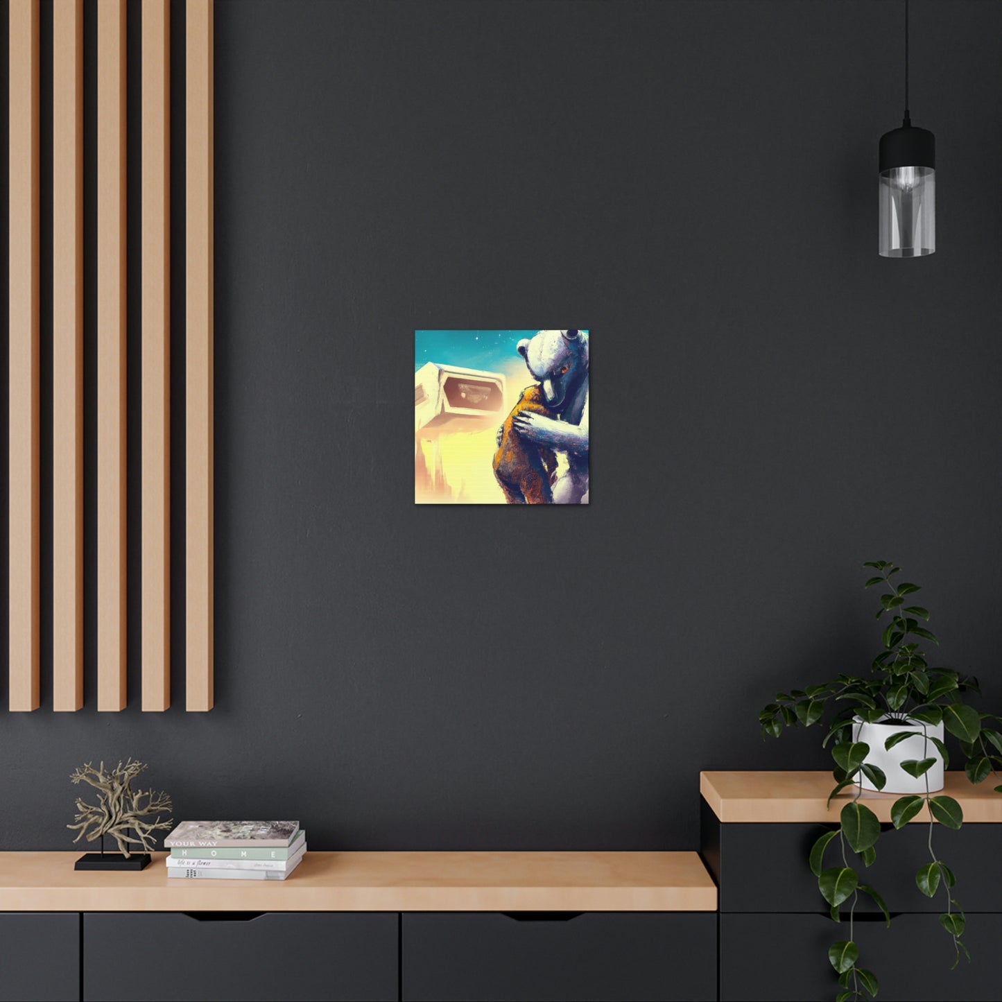 Love's Embrace Bear - Canvas